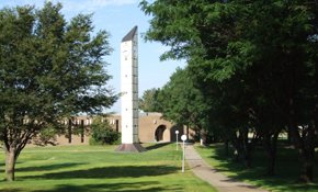 Beatrice Davis Clock Tower near the Student Union