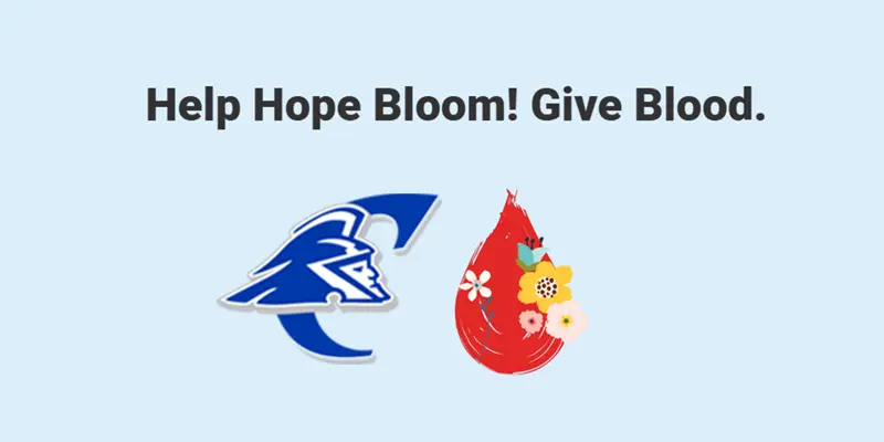 CCC logo and a drawing of a blood droplet