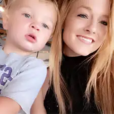 Gabrielle Hammer and nephew Jordi