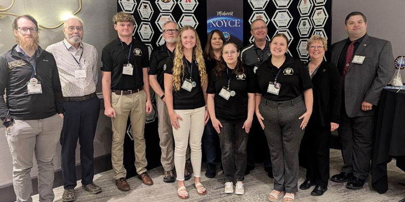 Dr. Jeffrey Sekavec with the FHSU delegation in St. Louis