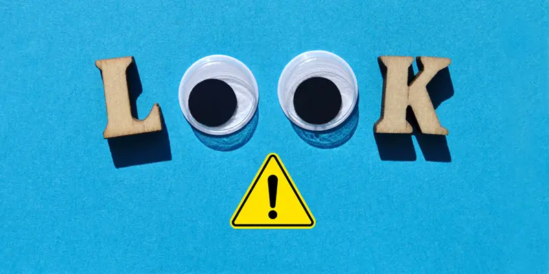 Exclamation Point on a blue background.